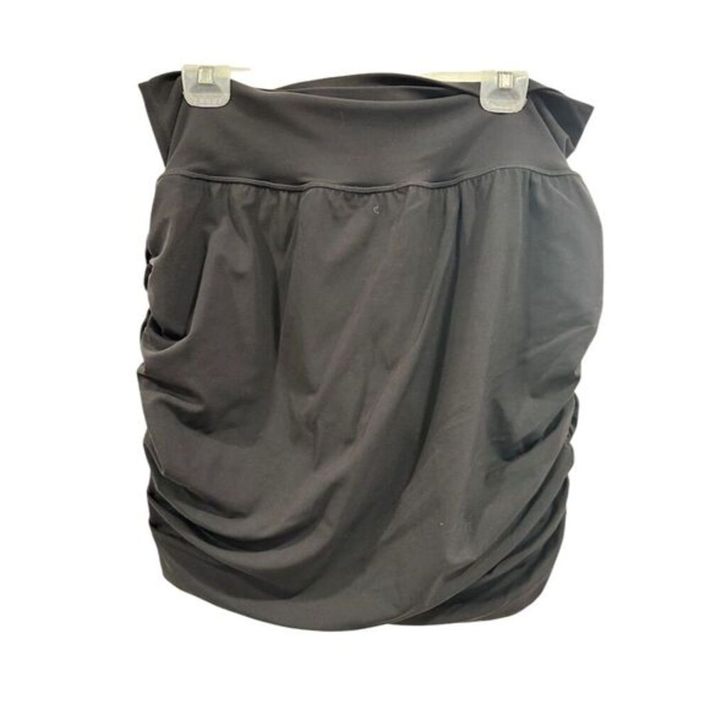 Athleta Women's 2XL Black Athletic Skort Side Ruching Transcend AK45